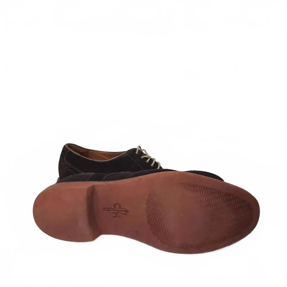 Cole Haan Men's Brown‎ Suede Wingtip Academia Preppy Oxfords Size 10.5